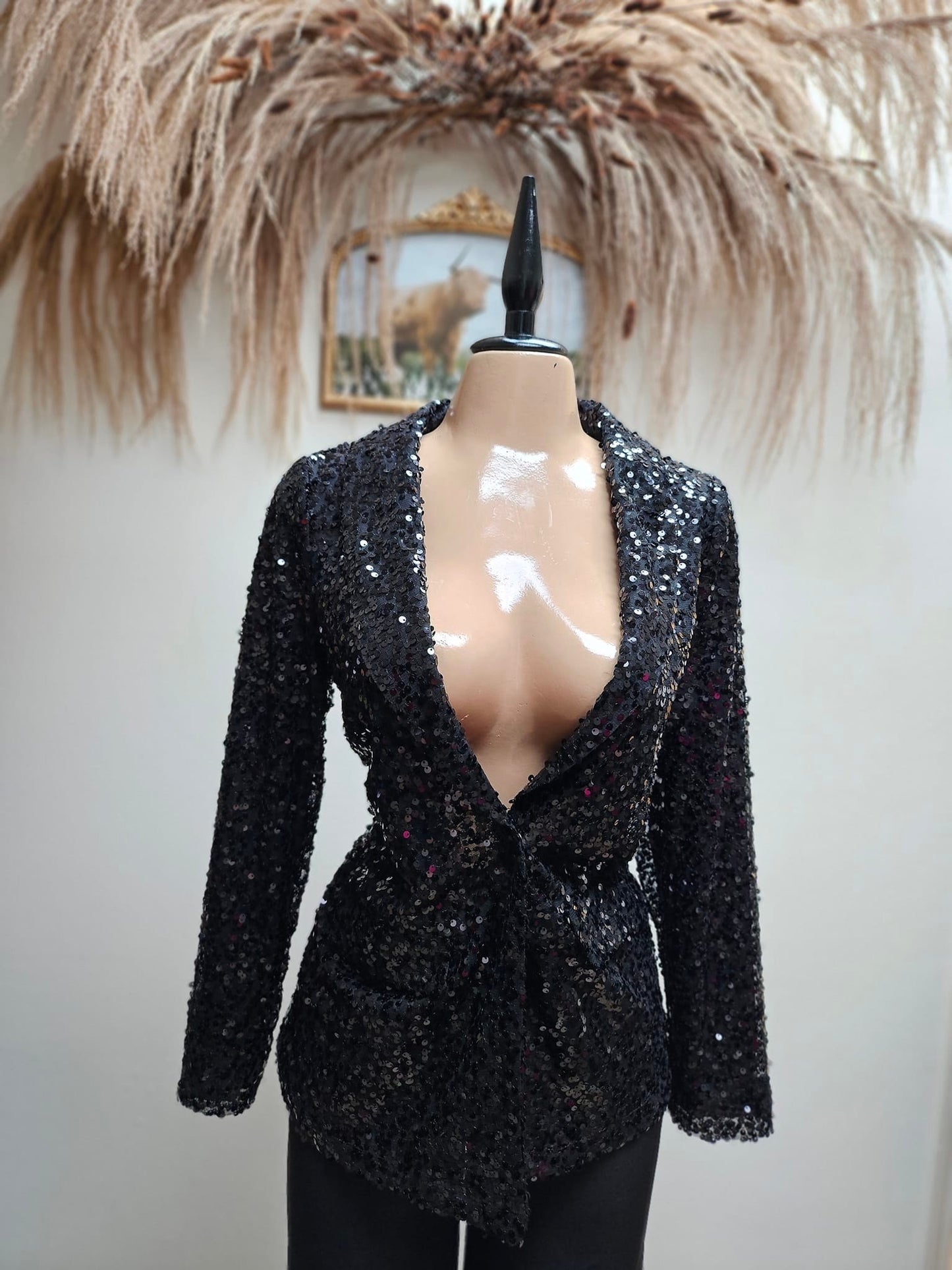 Sequin blazer