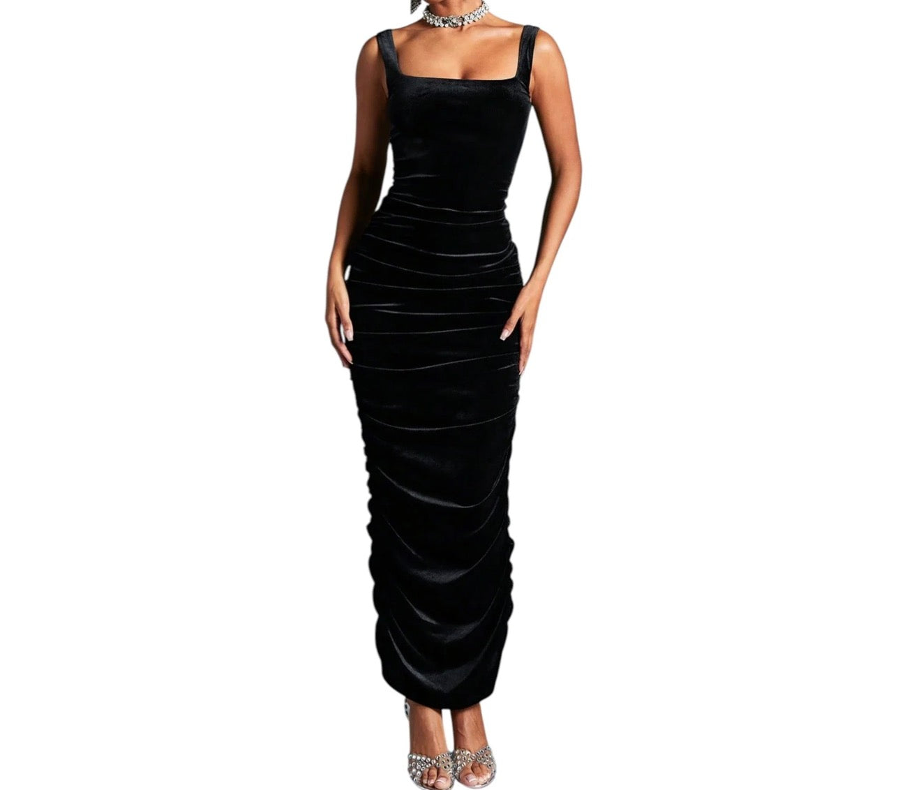 Que Fun - Maxi Black Dress