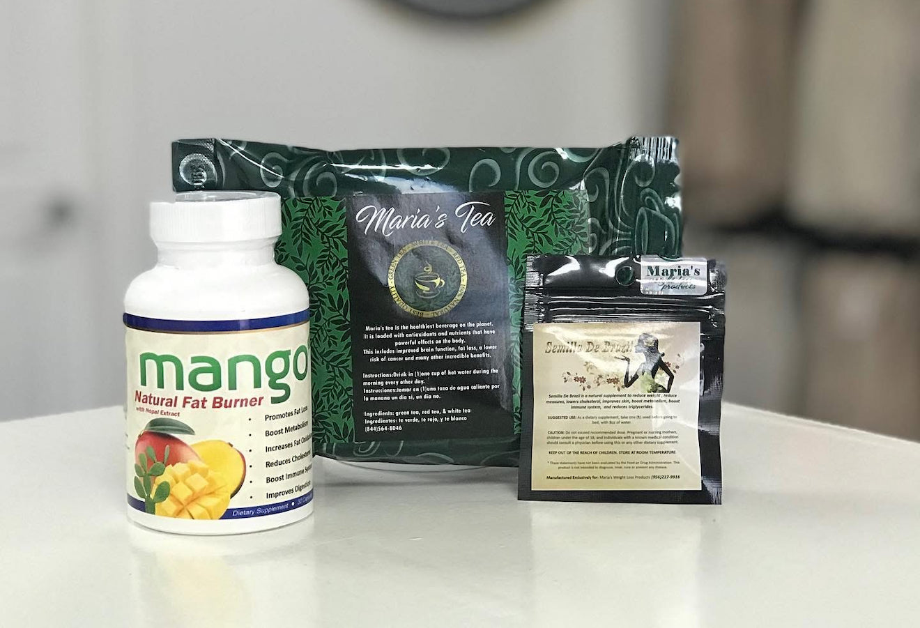 Maria’s Tea, Semilla de Brazil & Mango with nopal extract