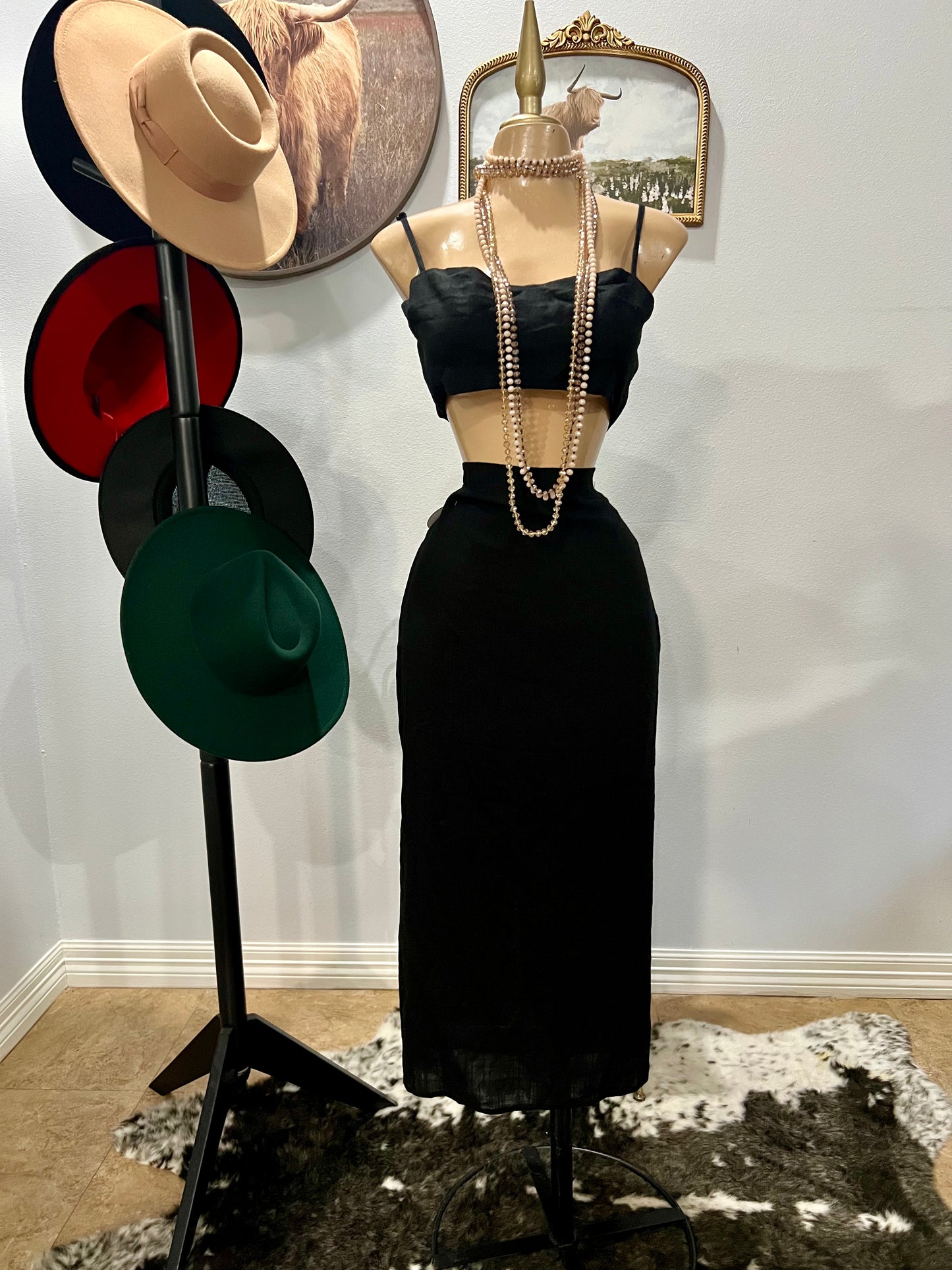 Vi skirt and top set