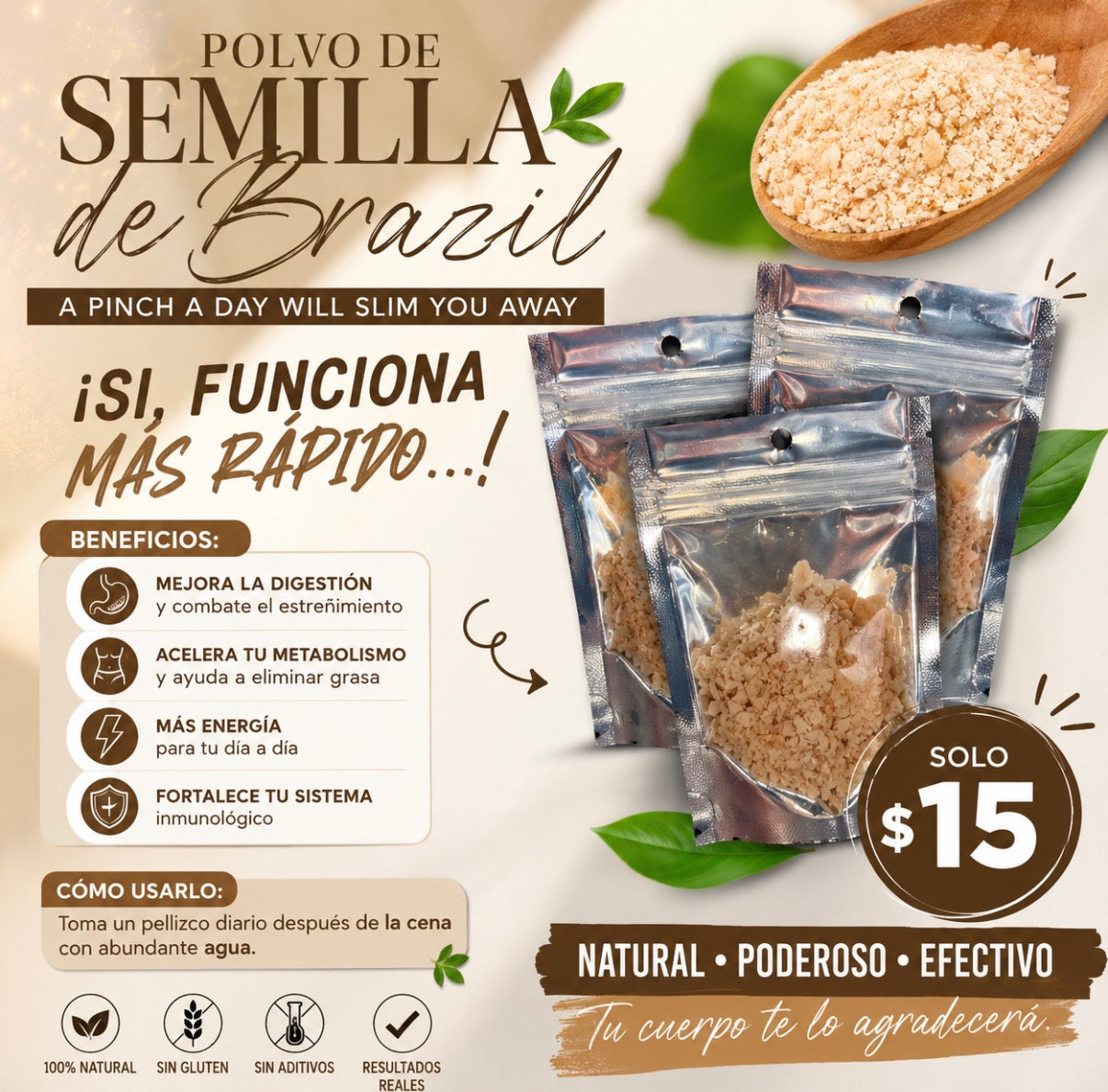 Pol o de Semilla de Brazil