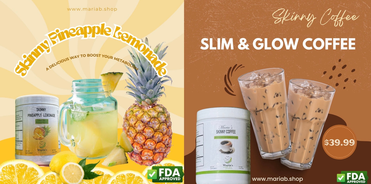 The skinny duo coffee/lemonade #promopack