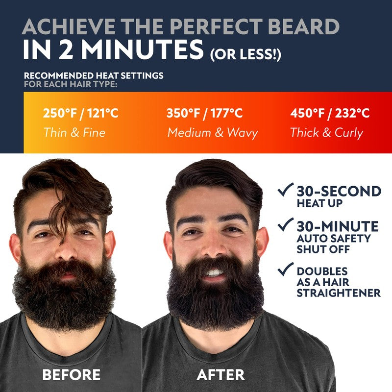 ARKAM ionic beard straightener