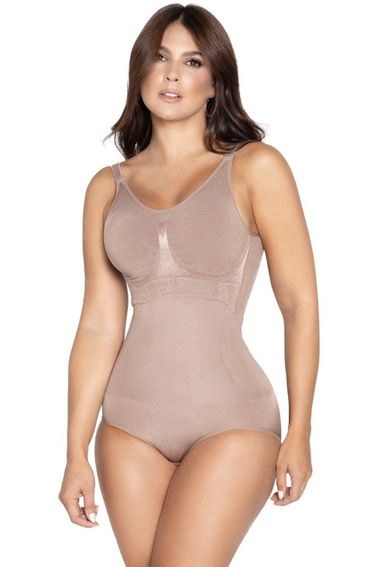 Seamless panty bodysuit with bra 141