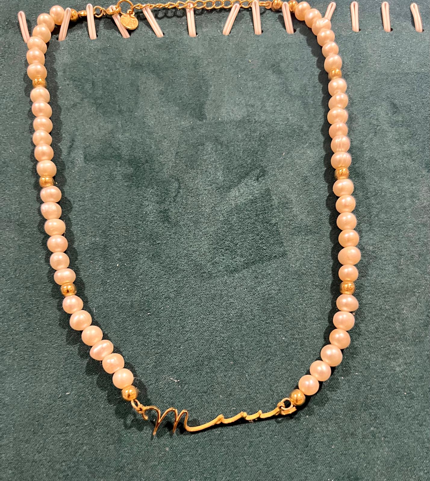 Gold plated “Maria” necklace