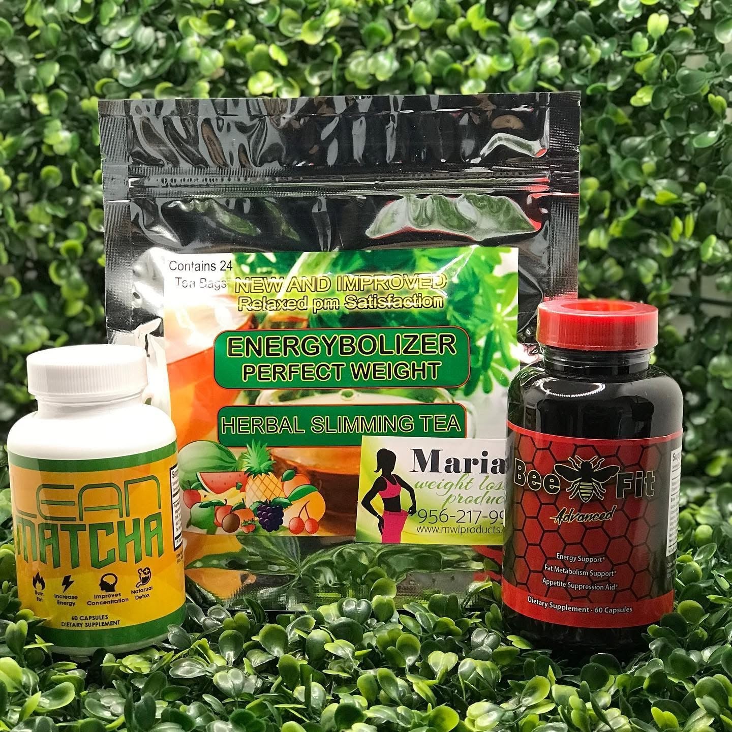Bee Fit, Lean Matcha & Energybolizer Tea pack