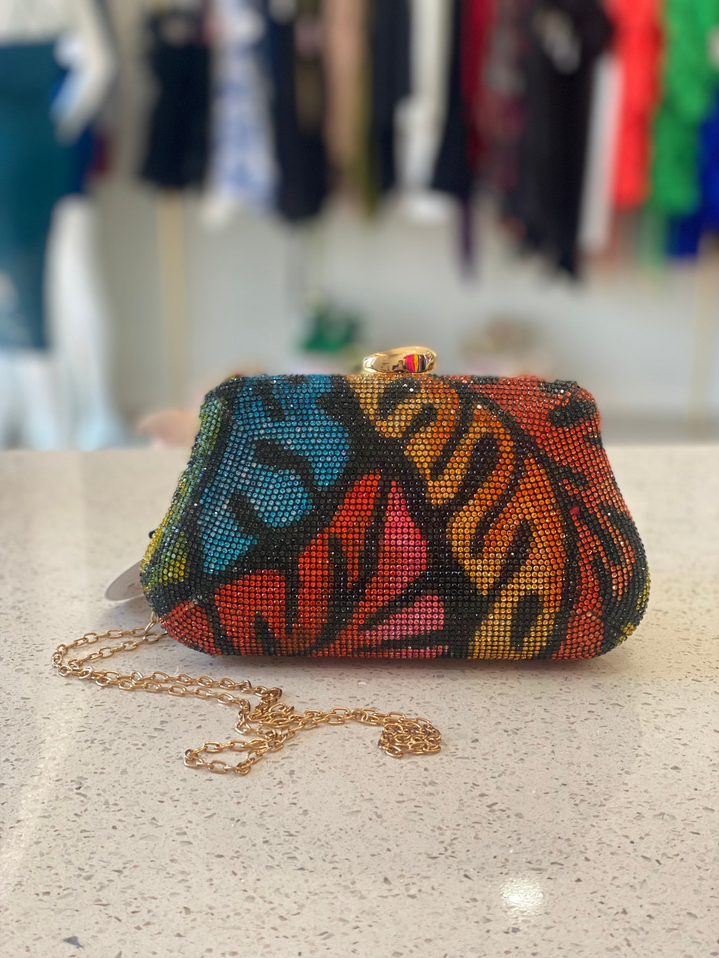 Luxury studded handbag