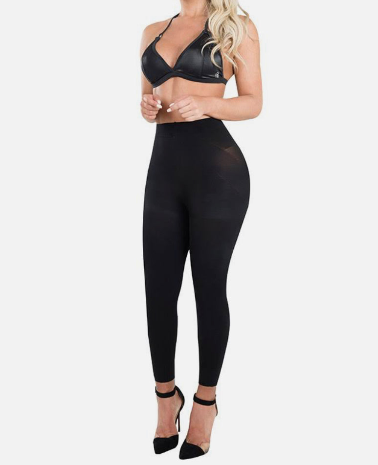 Black leggings/ seamless faja