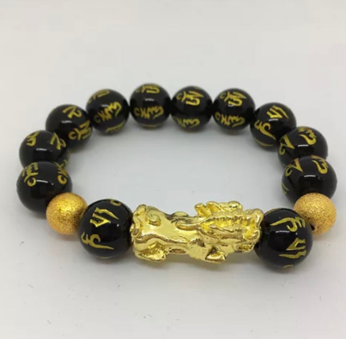 Feng Shui Black Obsidian Wealth Bracelet