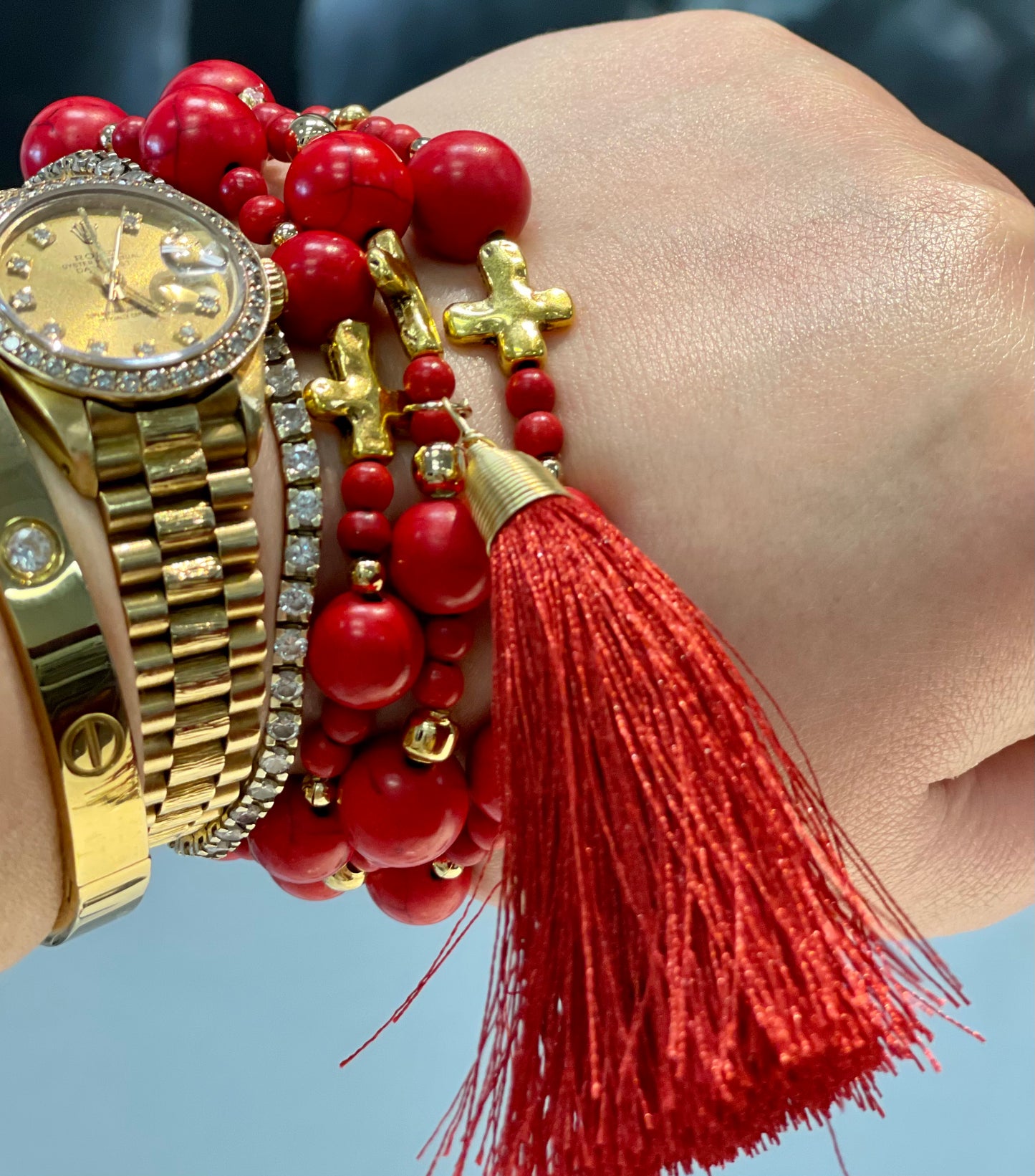 Brazalete rojo