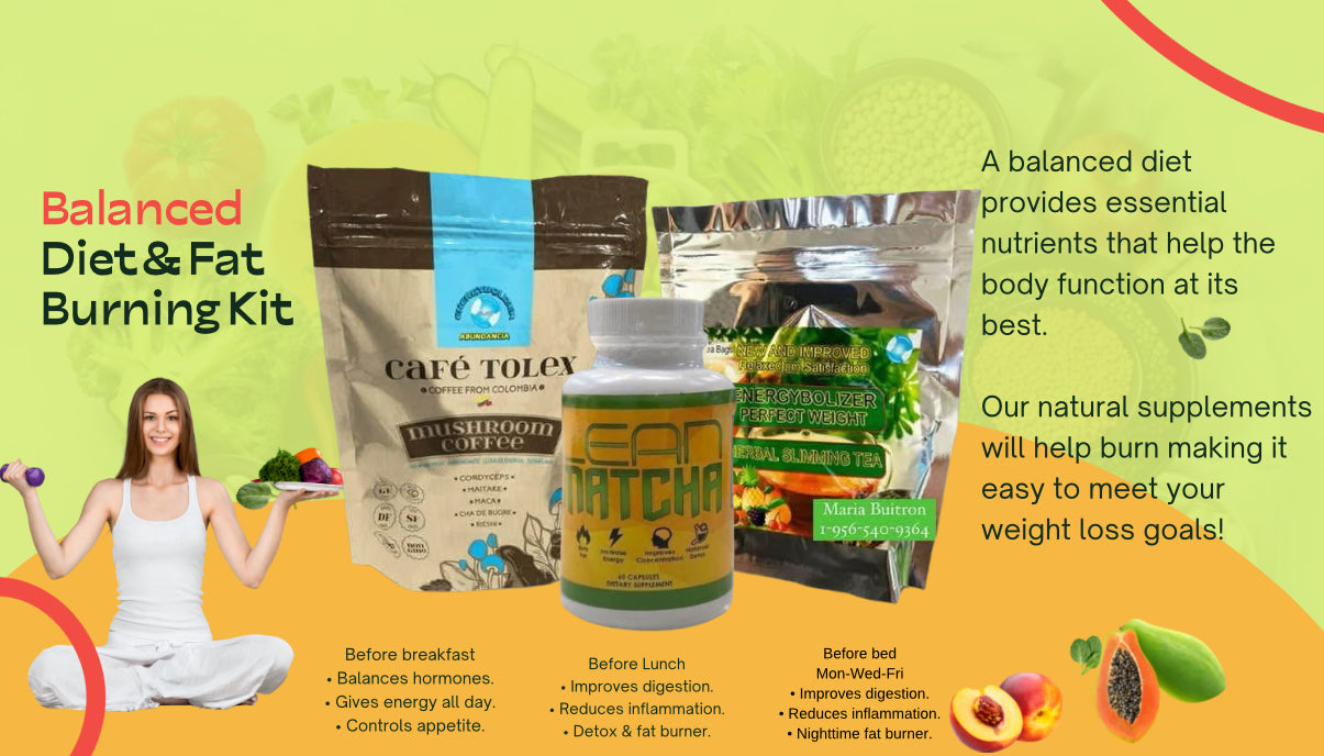 Café Tolex , Lean Matcha (ó African mango +) y Energybolizer tea —#promopack
