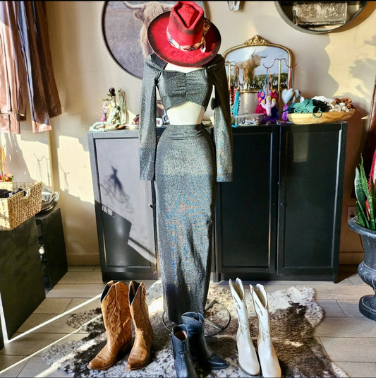 Iliana maxi skirt and top set