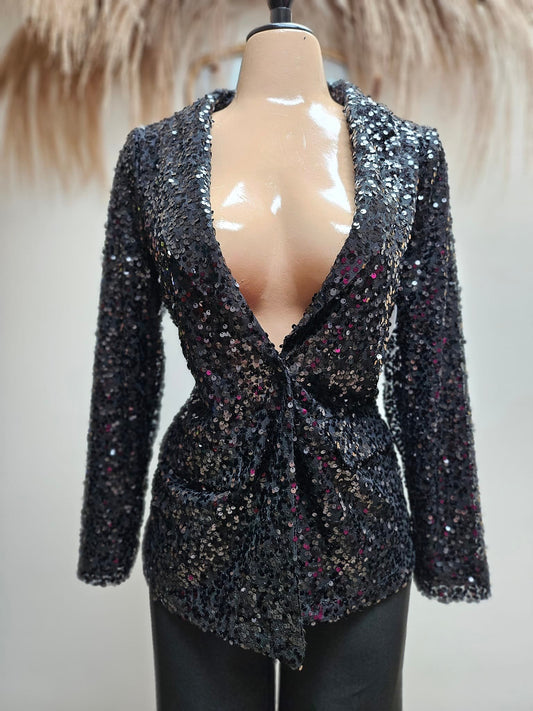 Sequin blazer