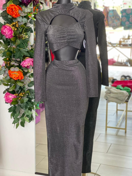 Iliana maxi skirt and top set