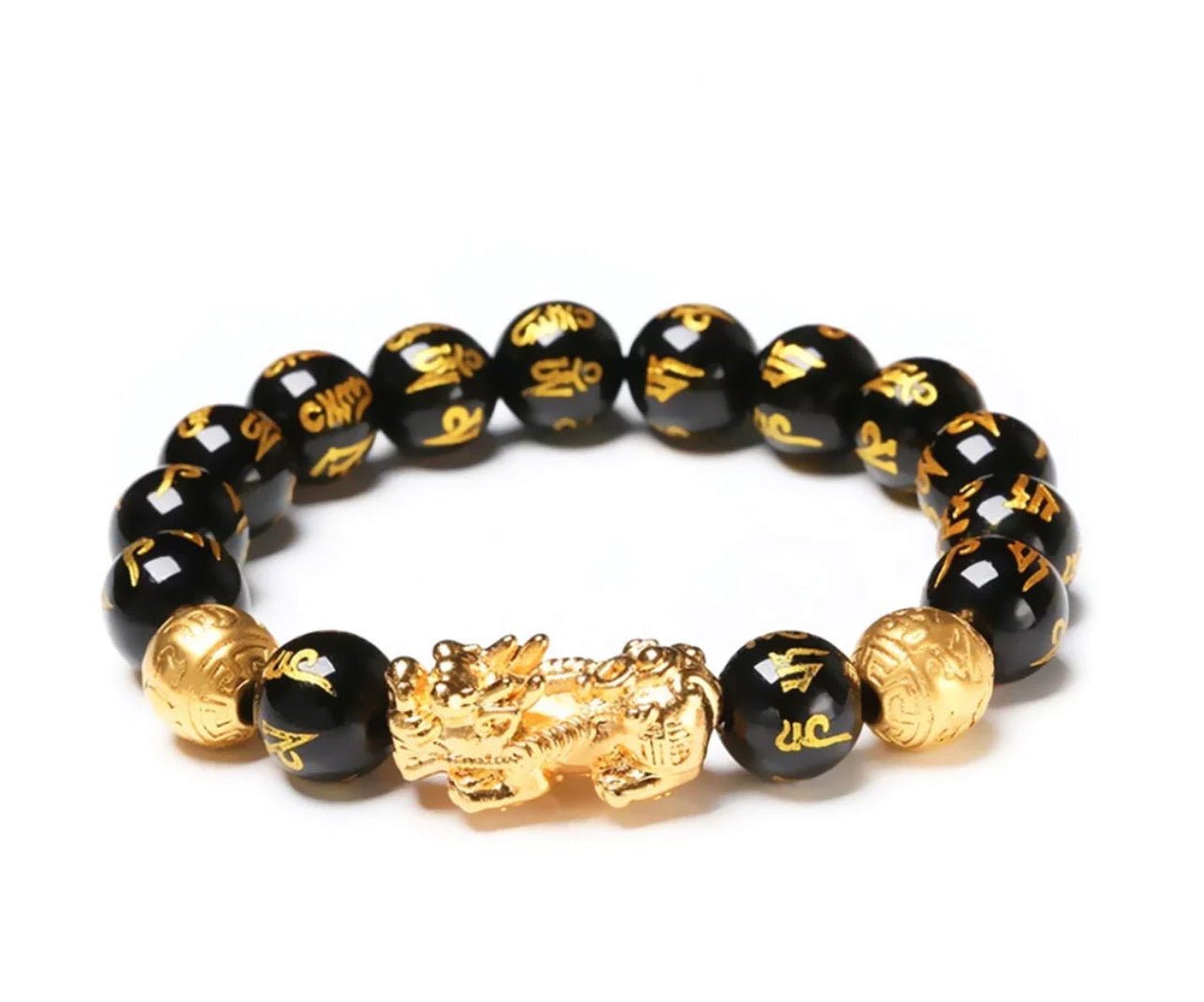 Feng Shui Black Obsidian Wealth Bracelet