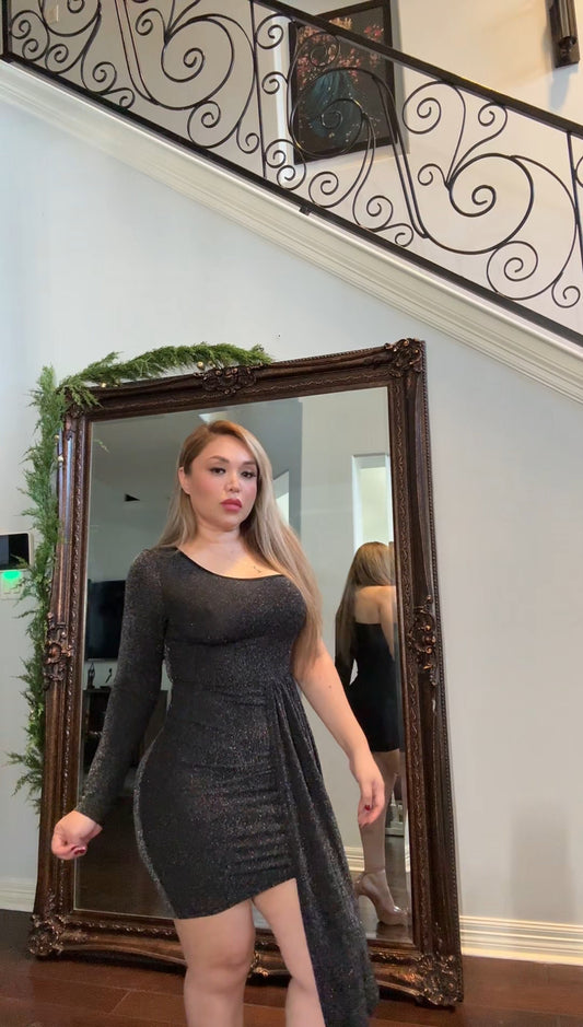 Ester vestido brilloso