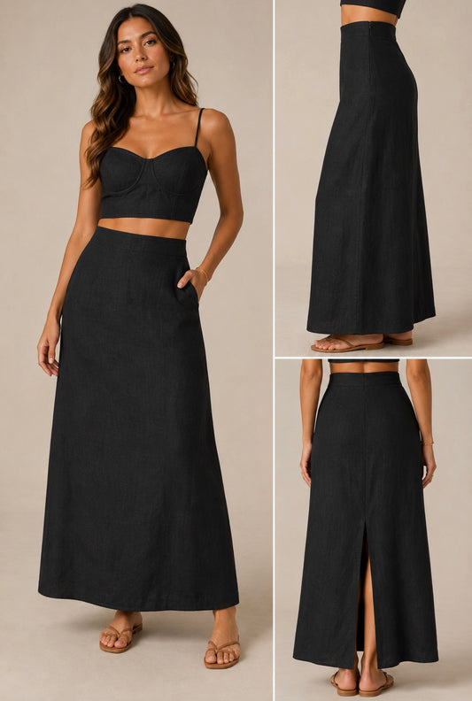 The Noir Linen Set