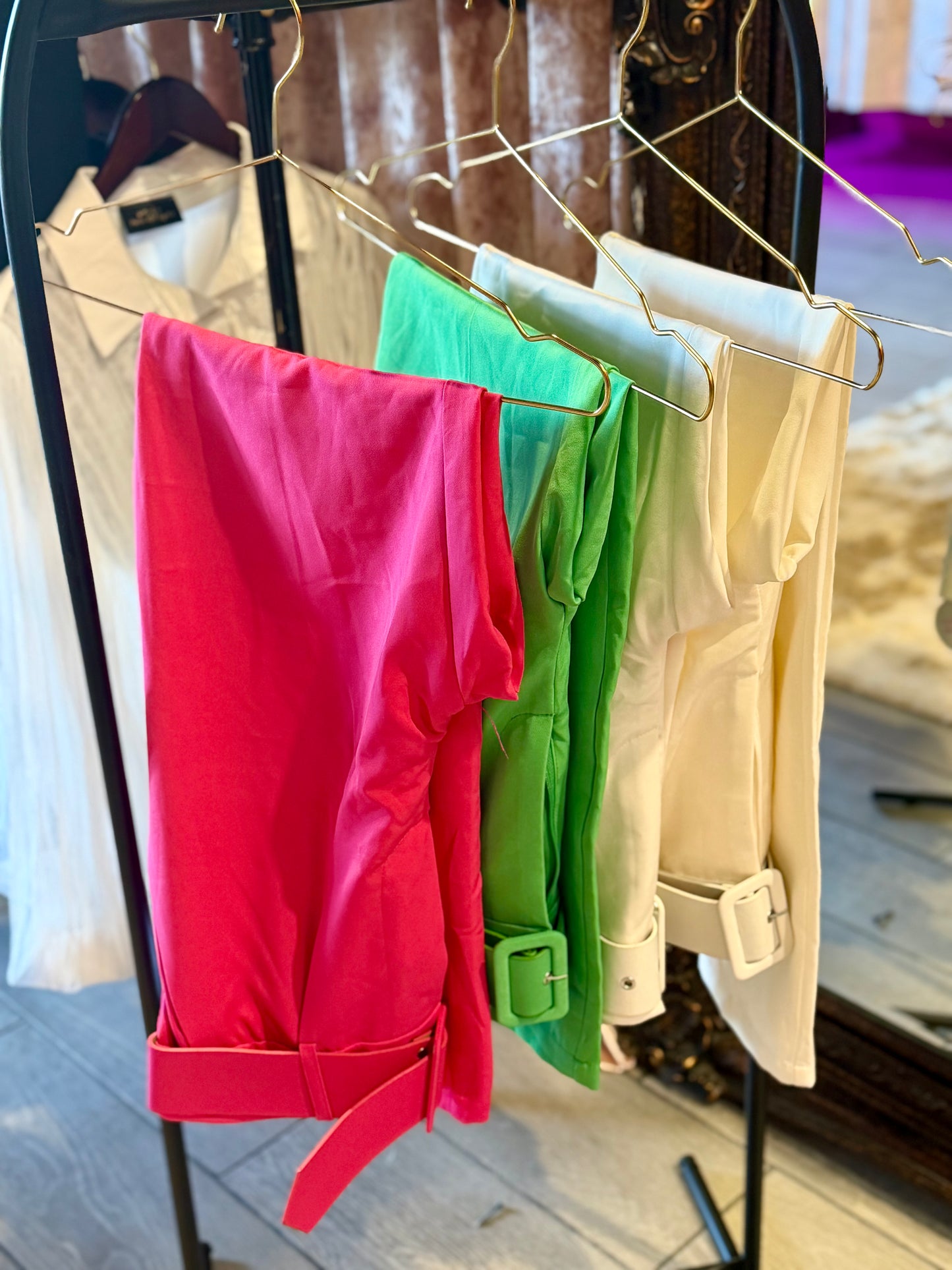 Zahara high rise belted pants