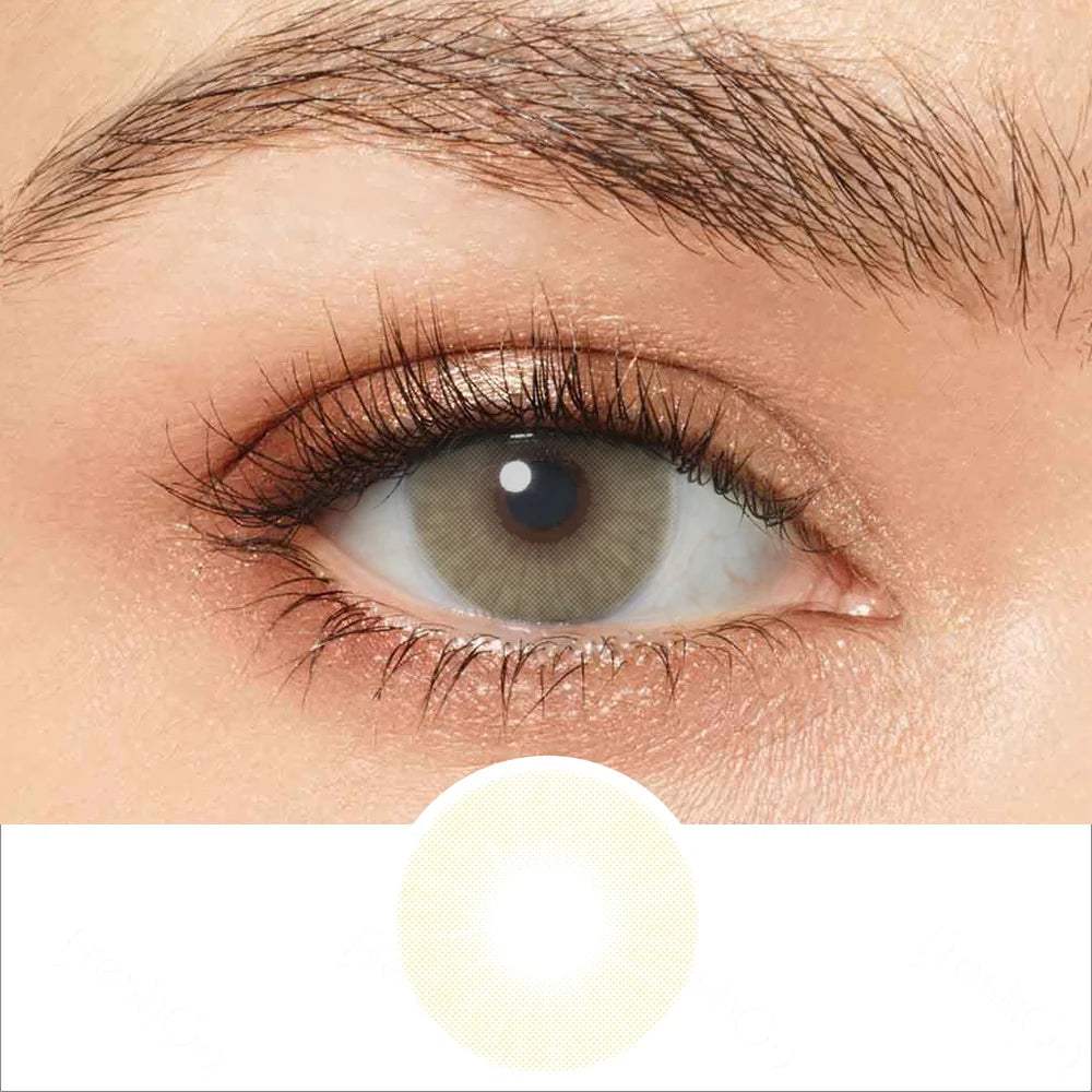 HIDROCOR CRYSTAL YELLOW COLORED CONTACTS