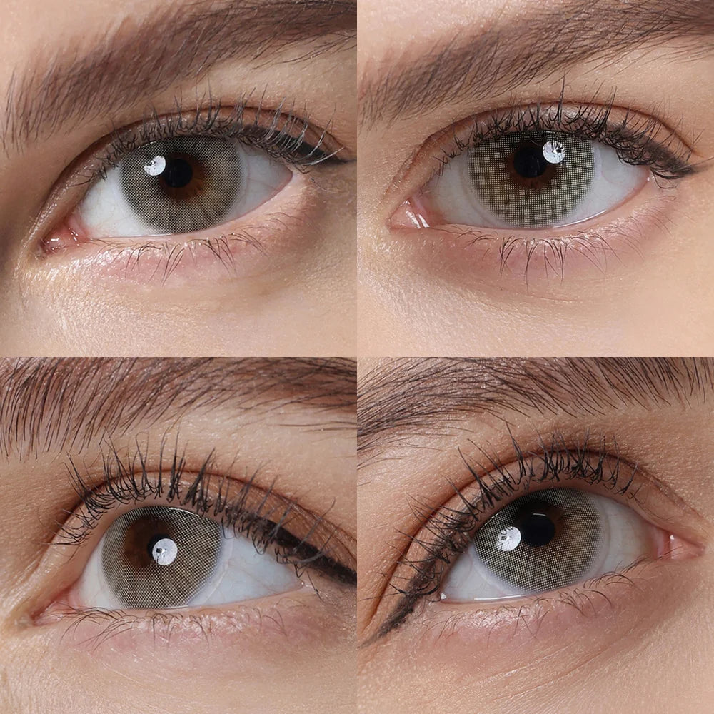 HIDROCOR CRYSTAL YELLOW COLORED CONTACTS