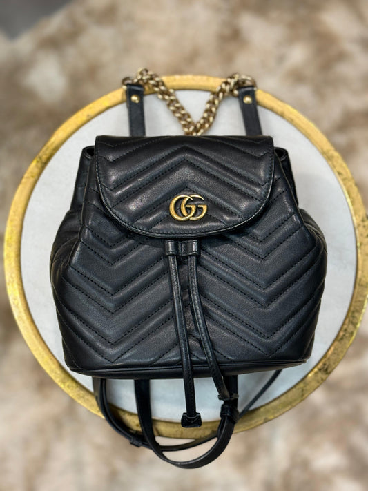 Gucci Quilted Marmont Backpack