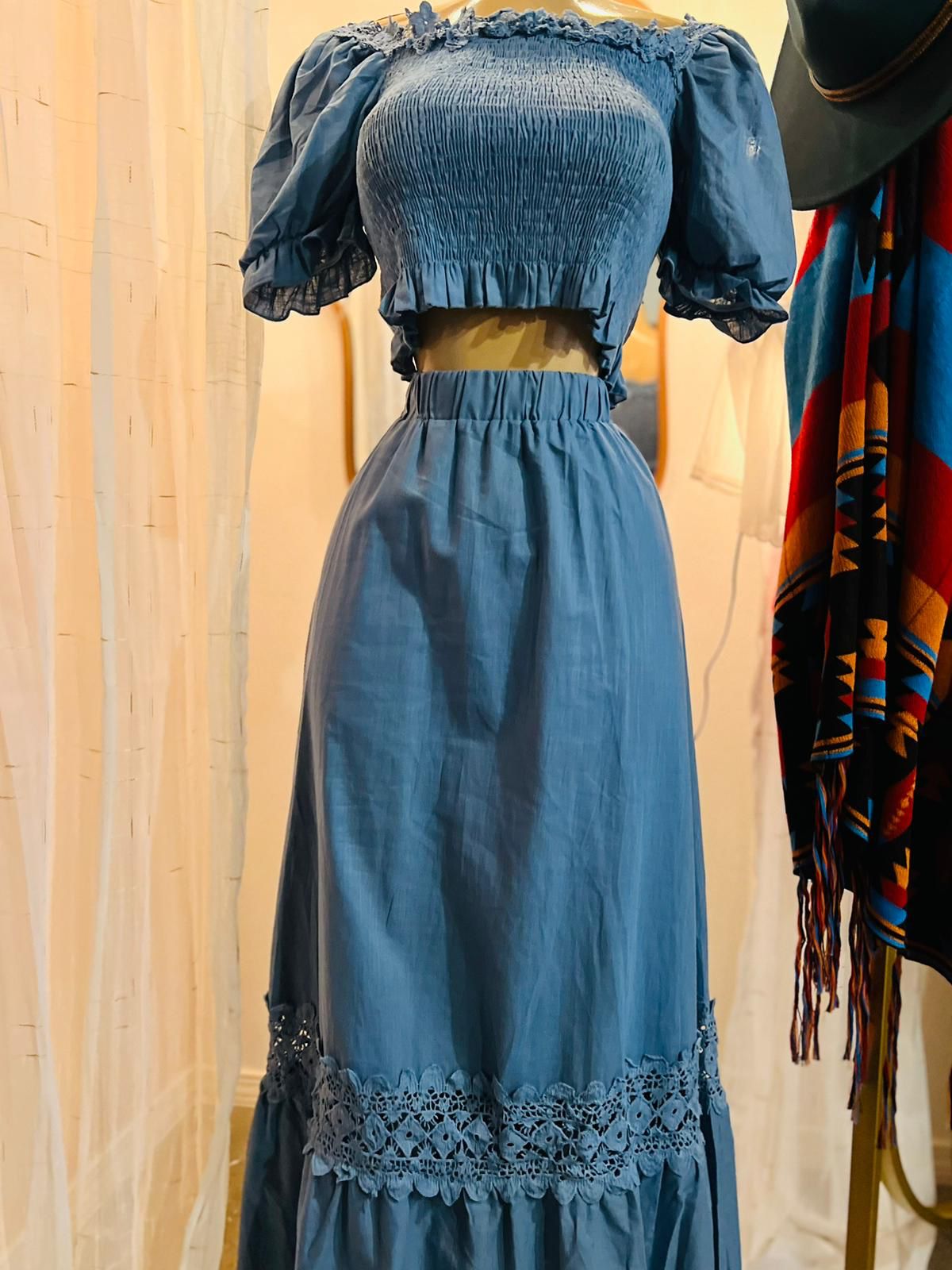 Sophia maxi skirt and top set
